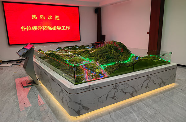 恩施舊司鎮新街村規(guī)劃沙盤